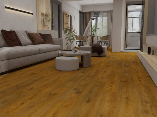 PISO SPC COLOR ROBLE CATEDRAL ESPESOR 5.5 MM X 2.16 M2